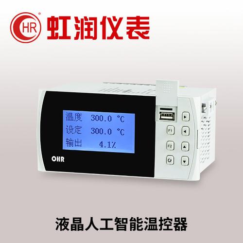 虹润批发智能温控器pid温度调节无纸记录仪升温降温控制仪表g300